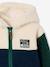 Gilet zippé à capuche garçon bleu moyen+vert sapin 10 - vertbaudet enfant 