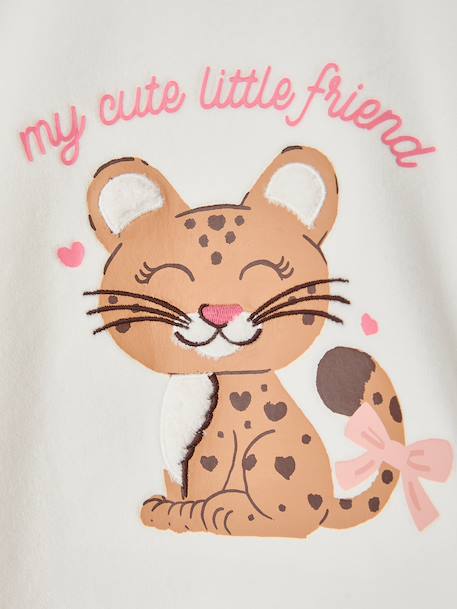 Pyjama fille velours écru 5 - vertbaudet enfant 