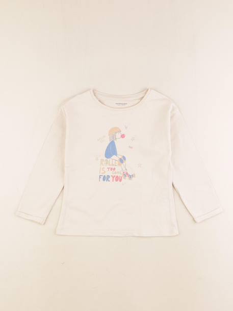 Tee-shirt - 4 ans Beige 1 - vertbaudet enfant 