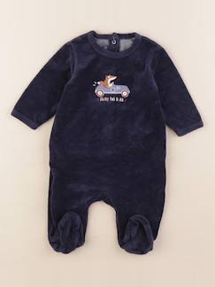 Seconde main-Garçon-Pyjama, surpyjama, dors-bien-Pyjama velours - 3 mois