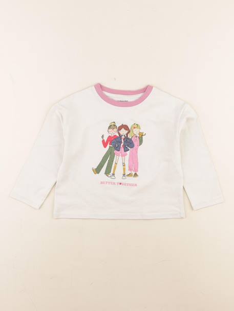 Tee-shirt - 4 ans Beige 1 - vertbaudet enfant 