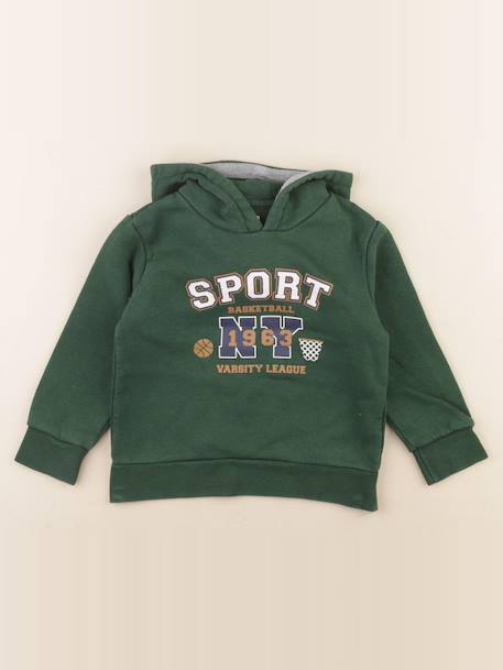 Sweat - 5 ans Vert 1 - vertbaudet enfant 