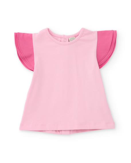 Ensemble en tricot pour nouveau-né avec visage souriant Rose 2 - vertbaudet enfant 