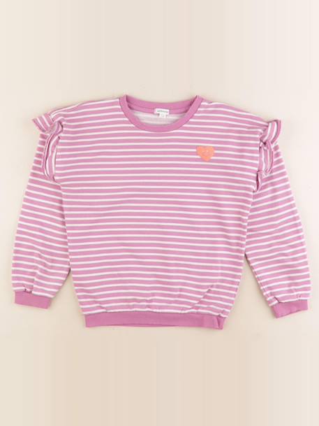 Sweat - 8 ans Violet 1 - vertbaudet enfant 