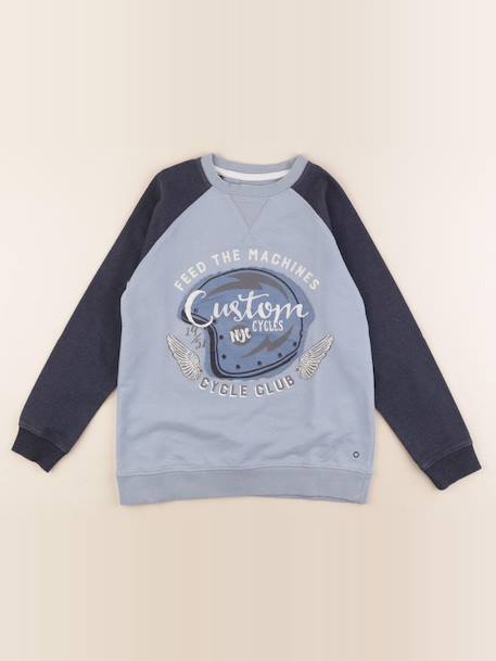 Sweat - 10 ans Bleu 1 - vertbaudet enfant 