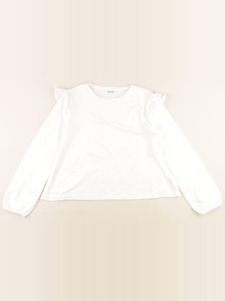 Tee-shirt - 12 ans Blanc 1 - vertbaudet enfant 