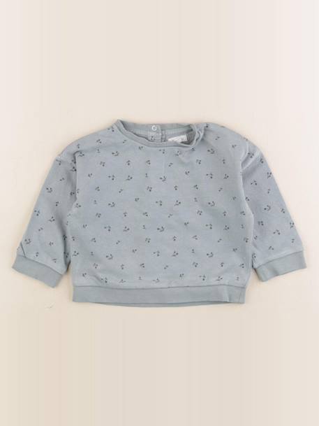 Sweat - 12 mois Vert 1 - vertbaudet enfant 