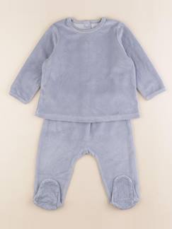 Seconde main-Garçon-Pyjama velours - 18 mois