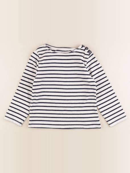 Tee-shirt - 6 ans Blanc, bleu 1 - vertbaudet enfant 