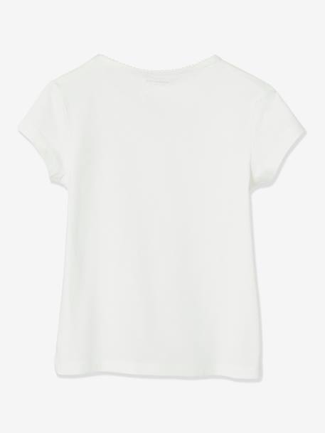 Lot de 3 t-shirts manches courtes fille Dream BASICS lot ivoire 5 - vertbaudet enfant 