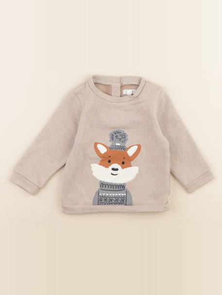 Sweat - 12 mois Beige 1 - vertbaudet enfant 