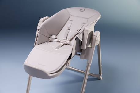 Chaise haute bébé évolutive ava2 Elegance beige 6 - vertbaudet enfant 