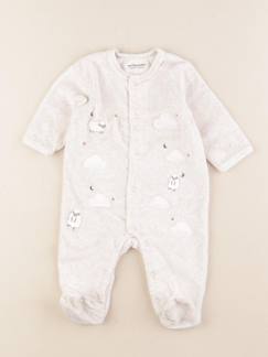 Seconde main-Fille-Pyjama, surpyjama, dors-bien-Pyjama velours - 3 mois