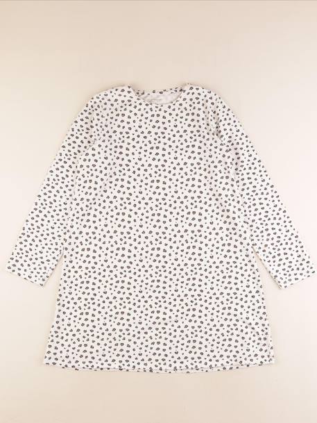 Chemise de nuit coton - 12 ans Beige 1 - vertbaudet enfant 