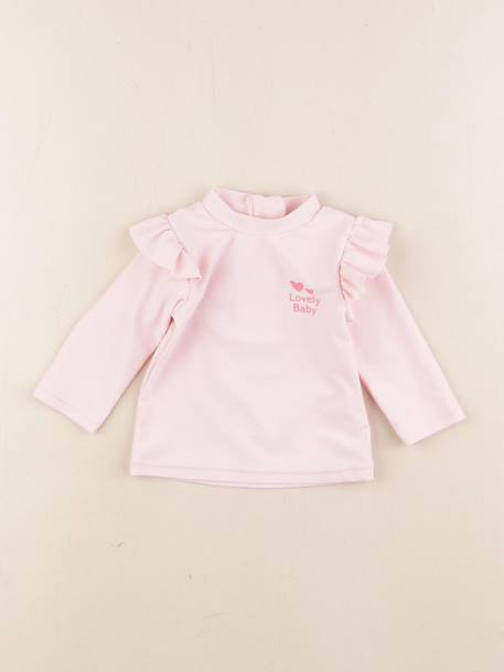 Tee-shirt de bain - 3 mois Rose 1 - vertbaudet enfant 