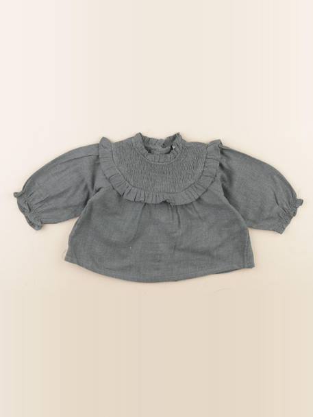 Blouse - 3 mois Vert 1 - vertbaudet enfant 