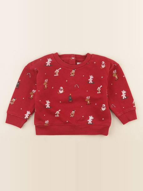Sweat - 18 mois Rouge 1 - vertbaudet enfant 