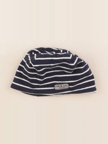 Bonnet - 6/10 ans Blanc, bleu 1 - vertbaudet enfant 