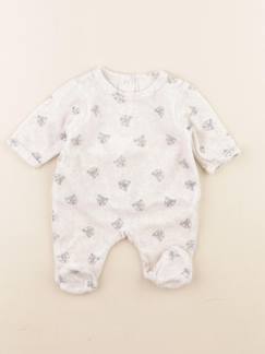 Seconde main-Garçon-Pyjama velours - 0 mois