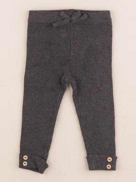 Legging - 6 mois Gris 1 - vertbaudet enfant 