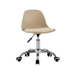 Chambre et rangement-Chambre-Chaise de bureau enfant à roulettes ajustable piètement chromé - manel