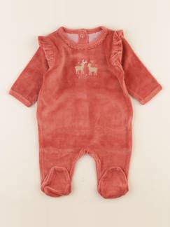 Seconde main-Fille-Pyjama velours - 1 mois