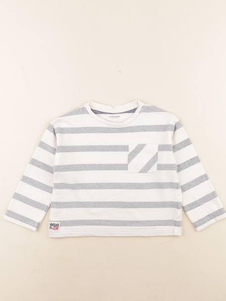 Tee-shirt - 4 ans Blanc, bleu 1 - vertbaudet enfant 