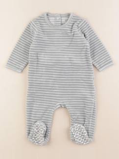 Seconde main-Garçon-Pyjama velours - 9 mois