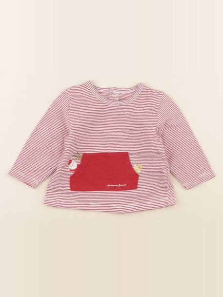 Tee-shirt - 6 mois Rouge 1 - vertbaudet enfant 