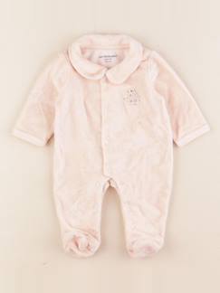 Seconde main-Fille-Pyjama velours - 0 mois