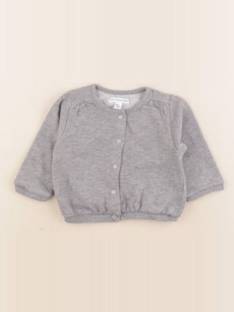 Sweat - 12 mois Gris 1 - vertbaudet enfant 