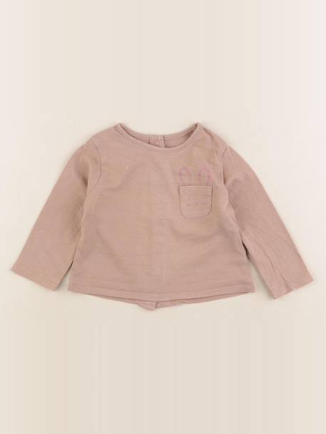 Tee-shirt - 6 mois Marron 1 - vertbaudet enfant 