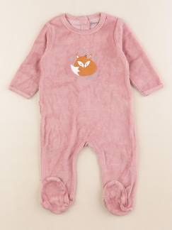 Seconde main-Fille-Pyjama velours - 6 mois