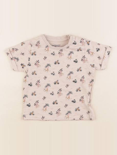 Tee-shirt - 12 mois Beige 1 - vertbaudet enfant 