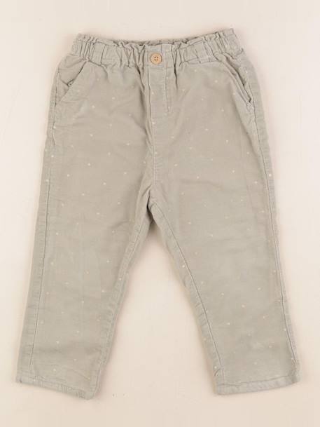 Pantalon doublé - 36 mois Vert 1 - vertbaudet enfant 