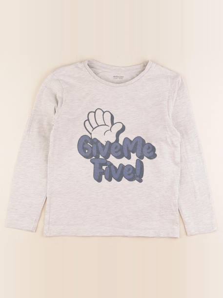Tee-shirt - 10 ans Beige 1 - vertbaudet enfant 