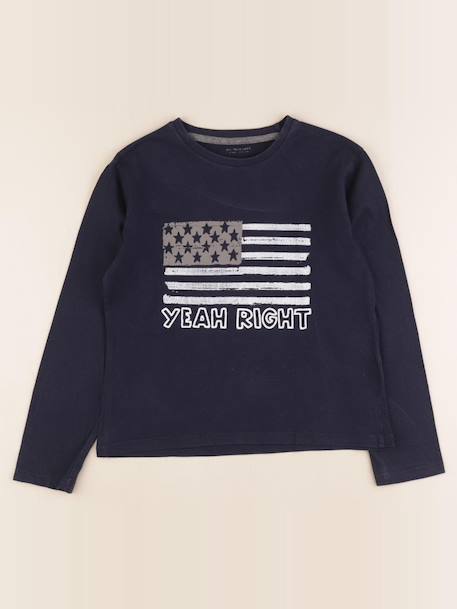 Tee-shirt - 8 ans Bleu 1 - vertbaudet enfant 
