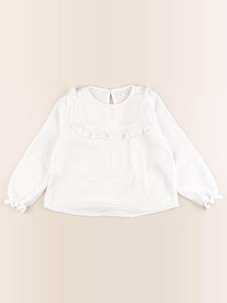 Blouse - 5 ans Blanc 1 - vertbaudet enfant 