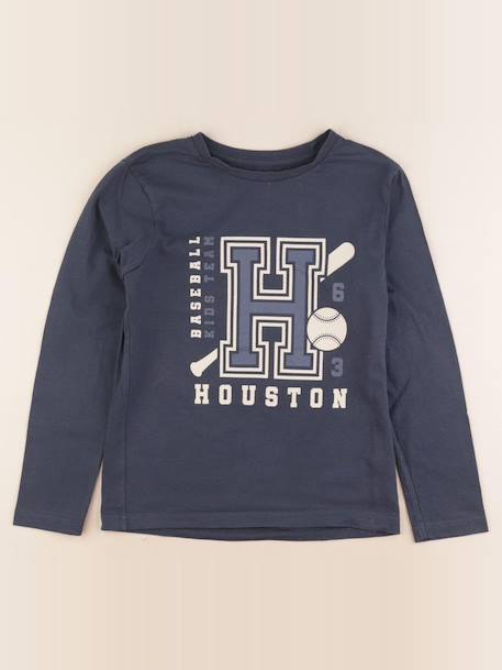Tee-shirt - 10 ans Bleu 1 - vertbaudet enfant 