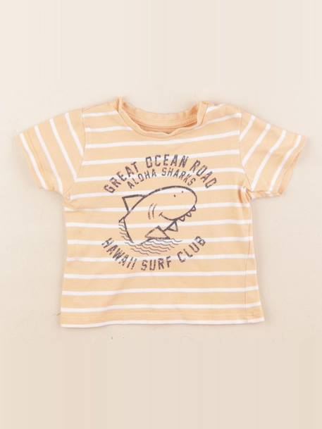 Tee-shirt - 6 mois Orange 1 - vertbaudet enfant 