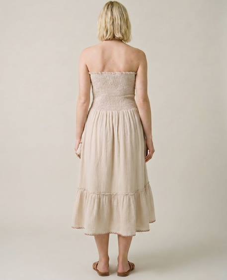 Robe jupe de maternité 2 en 1 laila Beige 3 - vertbaudet enfant 