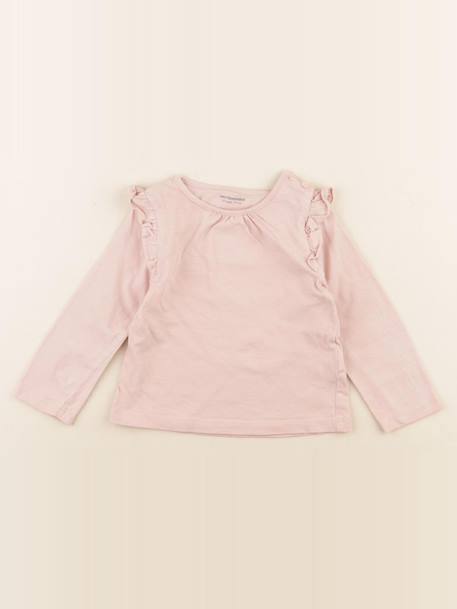 Tee-shirt - 12 mois Rose 1 - vertbaudet enfant 