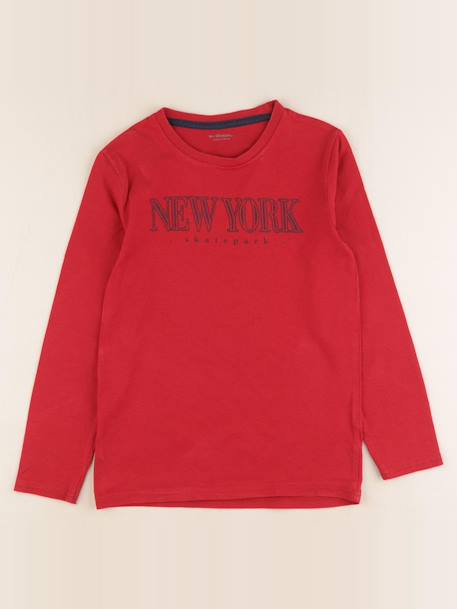 Tee-shirt - 8 ans Rouge 1 - vertbaudet enfant 