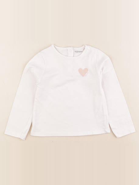 Tee-shirt - 36 mois Blanc 1 - vertbaudet enfant 