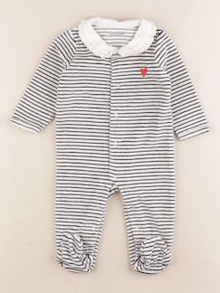 Seconde main-Fille-Pyjama velours - 6 mois
