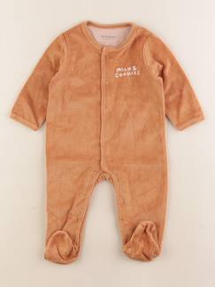 Seconde main-Garçon-Pyjama velours - 6 mois