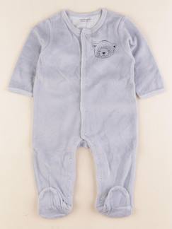 Seconde main-Garçon-Pyjama velours - 6 mois