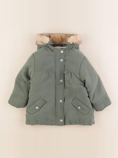 Seconde main-Fille-Manteau doublure amovible - 18 mois