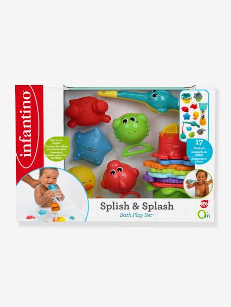 Coffret de bain 17 pièces bleu 2 - vertbaudet enfant 