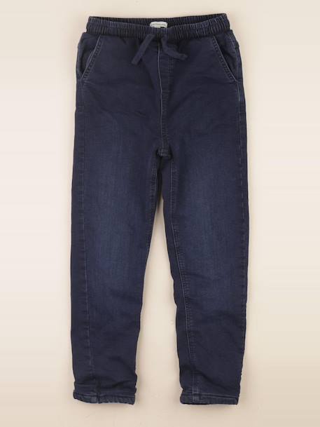 Pantalon doublé - 9 ans Bleu 1 - vertbaudet enfant 